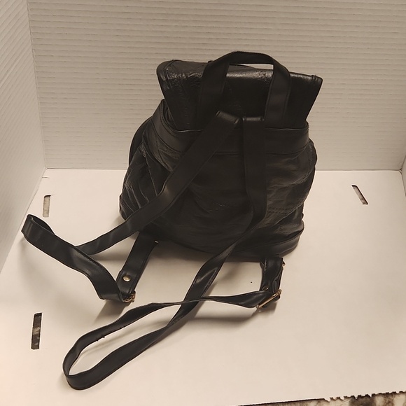 Backpack mini purse guine leather body simulated trim main image 13
